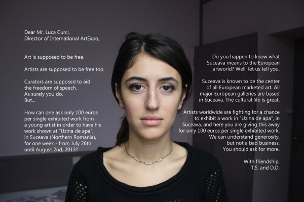 Daniel Djamo // Dear Mr. Luca Curci, 2014