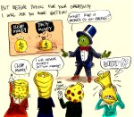 Federico Geller, The information you produce is for whom_ (a detail), comics, 47x700cm,&nbsp;2013-2014