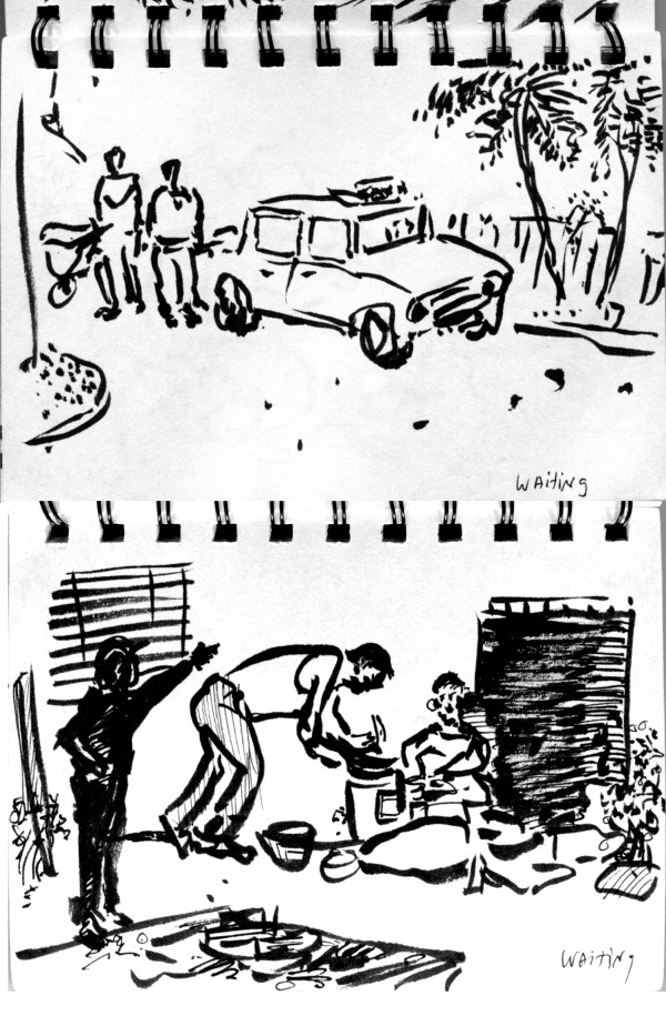 Waiting for authorities Havana 2017